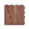 Dance Floor Tiles, 12.4 x 12.4 in 25 Piece Interlocking Dance Flooring, Portable Dance Practice Floor with Cushioned Base (Oak Wood Grain, 25 sq. ft/