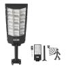 8000W Solar Street Light Outdoor, 450000LM, Commercial Parking Lot Light Dusk to Dawn, LED Flood Security Lamp with Motion Sensor, IP65 Waterproof Ou