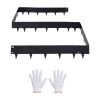 Galvanized Steel Landscape Edging, 6-Pack 40 x 8.15 Inch Metal Edging for Landscaping with Gloves, Easy-to-Install, Heavy Duty Metal Garden Edge Bord