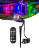 12W Halloween Spotlight Outdoor with Remote Plug Timer Color Changing 120V Landscape Lighting Waterproof Dimmable LED Spot Light for Yard Christmas O