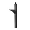 Mailbox Post, 56 x 4 x 4 Inches, Aluminum In-Ground Mounting Mail Box Stand with Universal Plate Bracket, Heavy Duty Metal Post Sleeve Kit for Outsid