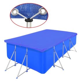 Pool Cover PE Rectangular 12' 9" x 6' 8" 2.5 oz/sqy