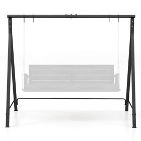 Patio Metal Swing Stand with A-Shaped Structure