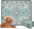 Qeils Washable Pee Pads for Dogs, 2 Pack Reusable Puppy Pads 36"x41" Super Absorbent Leakproof Dog Training Pads, Non-Slip Potty Pads for Floor, Crat