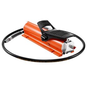 VEVOR 10, 000PSI Air Hydraulic Pump, 0.18 Gal Reservoir, NPT 3/8 in Oil Outlet, NPT 1/4 in Inlet, Metal Shell Air Actuated Treadle Foot Pump