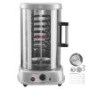 Shawarma Grill Machine, Vertical Chicken Shawarma Cooker Machine Countertop, Electric Stainless Steel Broiler Gyro Rotisserie Oven Doner Kebab Machin