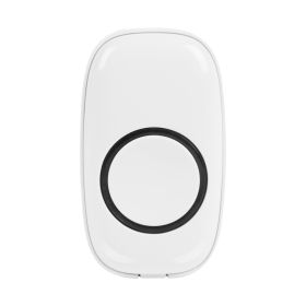 Wireless Doorbells Rings 1000FT Operating Range IP44 Waterproof Door Chime W/ 1 Plug Receiver Chimes 52 Melodies LED Indicator Bells for Office Apart