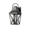 Outdoor Wall Lights, Porch Lights, Waterproof Outdoor Wall Sconce, Exterior Light Fixture Matte Black with Clear Glass Shade for Garage Patio Front D