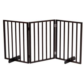 The Wooden Dog Fence Walnut