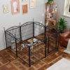 Dog Playpen Indoor 32 inch 8 Panels Metal Dog Pen Pet Dog Fence Outdoor Exercise Pen with Doors, Heavy Duty Dog Fence Puppy Pen for Large Medium Smal