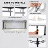 Plant Stand with Grow Light, 4 Tier Plant Shelf with 90W Grow Light for Indoor Plants, Grow Light Shelf Full Spectrum Lights Adjustable Metal Plant S