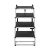 Dog Stair for Cars, Wide 4-step Dog Car Steps, Folding Dog Car Ramp with Nonslip Surface, Portable Pet Steps Lightweight Aluminum for Car, SUV and Tr