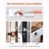 Door Chime, DC 12V, Wireless Door Open Contact Sensor Alarm Chime with 656 ft Range, 58 Chimes & 5 Adjustable Volume, Doors Ringer Alert for Business