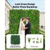 Artificial Plant Wall, 12PCS 20 x 20 in Artificial Boxwood Panels, Greenery Backdrop Privacy Hedge Fence with Sun Protection, Fake Grass Wall Screen
