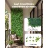 Artificial Plant Wall, 40 x 120 in Artificial Boxwood Panels, Sun Protection Greenery Backdrop Privacy Hedge Fence, Fake Grass Screen for Wedding, In