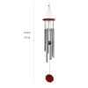 1pc Memorial Wind Chimes, Wind Chime For Outdoor With 6 Metal Tubes, Big Deep Sounds For Relaxing, Suitable For Outdoor Garden, Yard, Patio, Home Dec