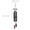 Wind Chimes for Outside, 48 in, Deep Tone Wind Chimes with 5 Tubes, Unique Large Memorial Wind Chimes for Anniversary, Amazing Outdoor Decor for Your
