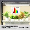 Plant Stand with Grow Light, 4 Tier Plant Shelf with 90W Grow Light for Indoor Plants, Grow Light Shelf Full Spectrum Lights Adjustable Metal Plant S