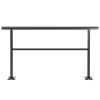 Outdoor Handrail 165LBS Load Handrail Outdoor Stairs Aluminum Stair Handrail 60 x 35" Outdoor Stair Railing Transitional Range from 0 to 30° Staircas