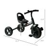 3-Wheel Indoor Outdoor Toddler Tricycle with Bell for Recreation Ride-On Black com