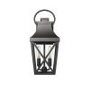 Outdoor Wall Lights, Porch Lights, Waterproof Outdoor Wall Sconce, Exterior Light Fixture Matte Black with Clear Glass Shade for Garage Patio Front D