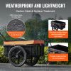 Bike Cargo Trailer, 88 lbs Load Capacity, Heavy-Duty Bicycle Wagon Cart, Foldable Compact Storage with Universal Hitch, Waterproof Cover, 16" Wheels,