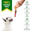 Triple Flavor Dog Rawhide Treats Duck Chicken Human Grade Meat Natural Organic Pet Dried Snacks Grain Free Long Lasting Chews for Large Small Dogs Be