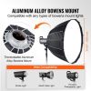 Parabolic Softbox, 33 in / 850 mm, Quick Release and Quick Fold, Lightweight and Portable, Universal Bowens Mount, 4 Lighting Effects, Fits for Profe