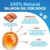 Salmon Oil for Dogs Omega 3 for Dogs 8 FL OZ Wild Alaskan Salmon Fish Oil Natural EPA & DHA Fatty Acids for Skin & Coat Allergy Joint & Bone Health L