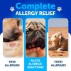Probiotics for Dogs Support Gut Health Itchy Skin Allergies Immunity Yeast Balance Dog Probiotics and Digestive Enzymes with Prebiotics Reduce Diarrh