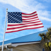 2pcs 4X6FT 120*180cm American Flag USA Flag Printed Nylon Flag National Flag w/Brass Grommets Courtyard Decoration Festival Decoration Flag