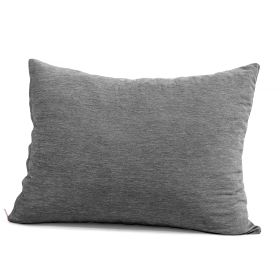Jaxx Pillow Saxx 3.5 Foot Giant Décor Floor Pillow  Premium Chenille Cover (Color: Grey)