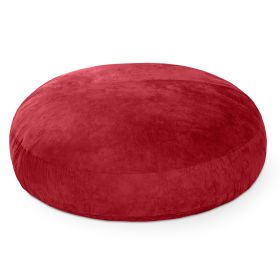 Jaxx 6 Foot Cocoon  2 in 1 Convertible Bean Bag Bed & Large Bean Bag Chair for Adults (Color: Cinnabar)