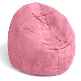 Jaxx Cocoon 4 Foot Bean Bag Chair and Crash Pad (Color: Pink)