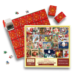 Dowmoo The Jigsaw Puzzle Advent Calendars (Option: Boxed-3PCS)