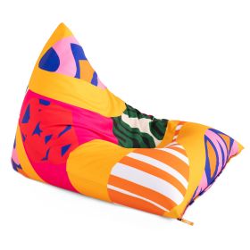 Jaxx Twist Outdoor Bean Bag Chair (Color: Zuri Multicolor Pattern)
