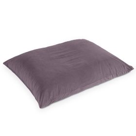 Jaxx Pillow Saxx 5.5 Foot Décor Bean Bag Giant Floor Pillow Lounge (Color: Lush Velvet Purple)