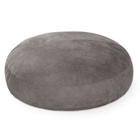 Jaxx 6 Foot Cocoon  2 in 1 Convertible Bean Bag Bed & Large Bean Bag Chair for Adults (Color: Charcoal)