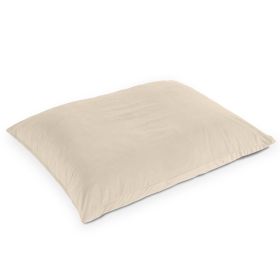 Jaxx Pillow Saxx 5.5 Foot Décor Bean Bag Giant Floor Pillow Lounge (Color: Lush Velvet Ivory)