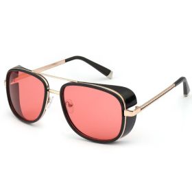 Iron Fashion Man 3 IRON TONY Windscreen Sunglasses for Men and Women Double beam Sunglasses Retro Personality Glasses (COLOUR: Customized contact customer service)