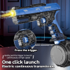 2025 upgraded electric water gun, with C charging function, transparent automatic water spray gun, powerful power, IP67 waterproof, range up to 26 fe