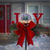 Christmas Garden Jesus Scene Decor, Solar Lighted Outdoor Nativity Set with 9 LED Lights, Christmas Decoration for Indoor Outdoor Holiday Party Garde