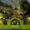 Christmas Garden Jesus Scene Decor, Solar Lighted Outdoor Nativity Set with 9 LED Lights, Christmas Decoration for Indoor Outdoor Holiday Party Garde
