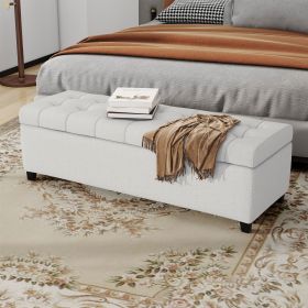 STORAGE OTTOMAN (Color: as Pic)