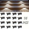 32/16 PCS Decorative Light Solar Energy Waterproof and Dustproof Light Source Sensing Suitable for Shopping Malls Guardrails Decks Stairs Gardens Cou