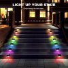 32/16 PCS Decorative Light Solar Energy Waterproof and Dustproof Light Source Sensing Suitable for Shopping Malls Guardrails Decks Stairs Gardens Cou