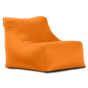 Jaxx Ponce Outdoor Bean Bag Chair  Weather Resistant Patio and Poolside Lounge Seating (Color: Sunbrella Tangerine)
