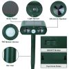 Ultrasonic Animal Repeller Solar Powered Motion Sensor Repellent IPX4 Waterproof Outdoor For Farm Garden Yard Repelling Deer Raccoon Cat Dog Rabbit S
