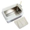 Stainless Steel Cat Litter Box with Lid, Extra Large Litter Pan with High Sides for Big Cats, Kitty Litter Box with Pedal Filter and Scoop, No Odor,