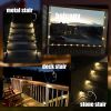32/16 PCS Decorative Light Solar Energy Waterproof and Dustproof Light Source Sensing Suitable for Shopping Malls Guardrails Decks Stairs Gardens Cou